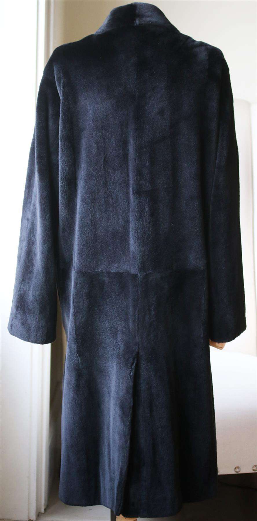 THE ROW LORY MINK FUR DOUBLE BREASTED COAT SMALL - Image 5