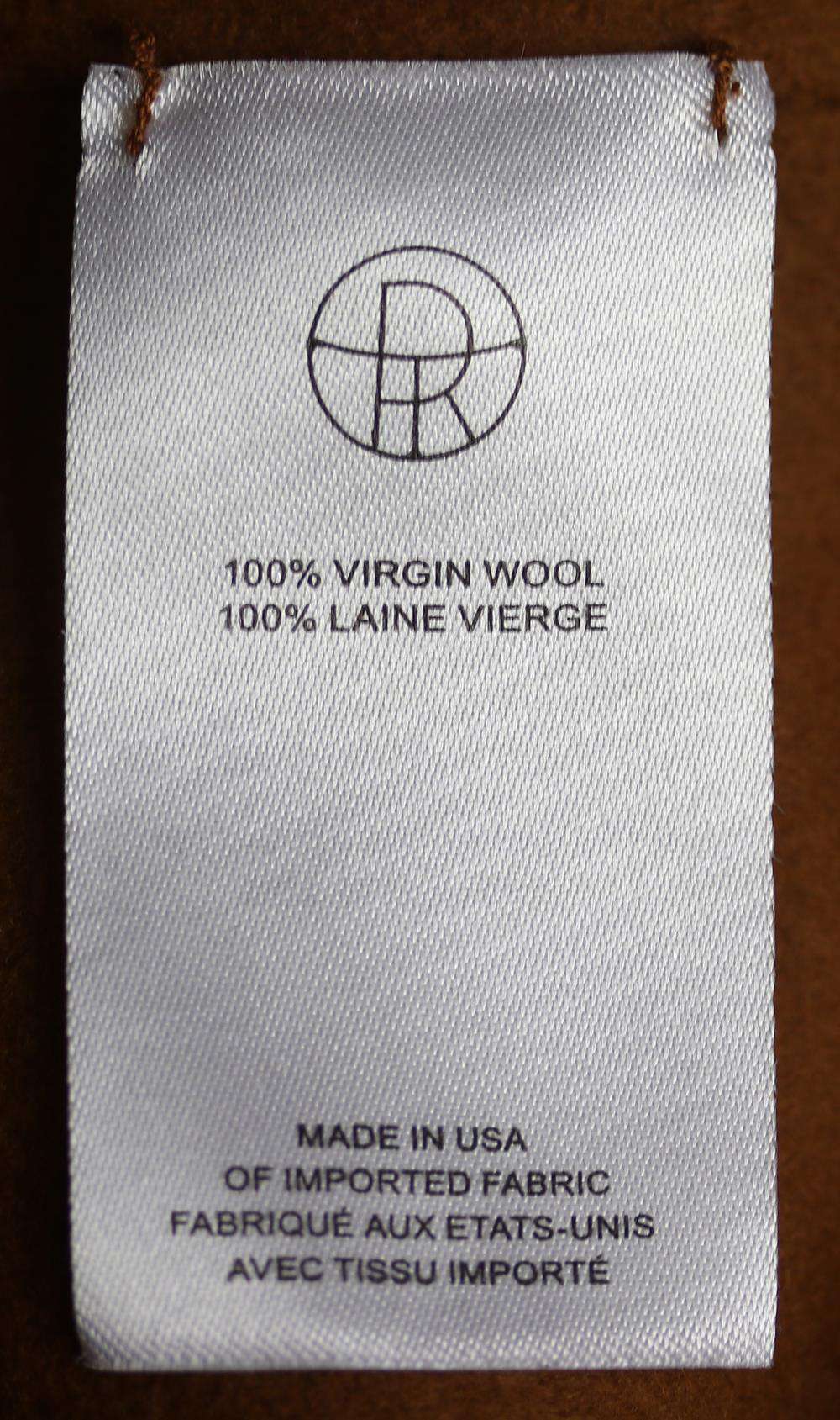 THE ROW MUNA OVERSIZED WOOL WRAP COAT SMALL - Image 6