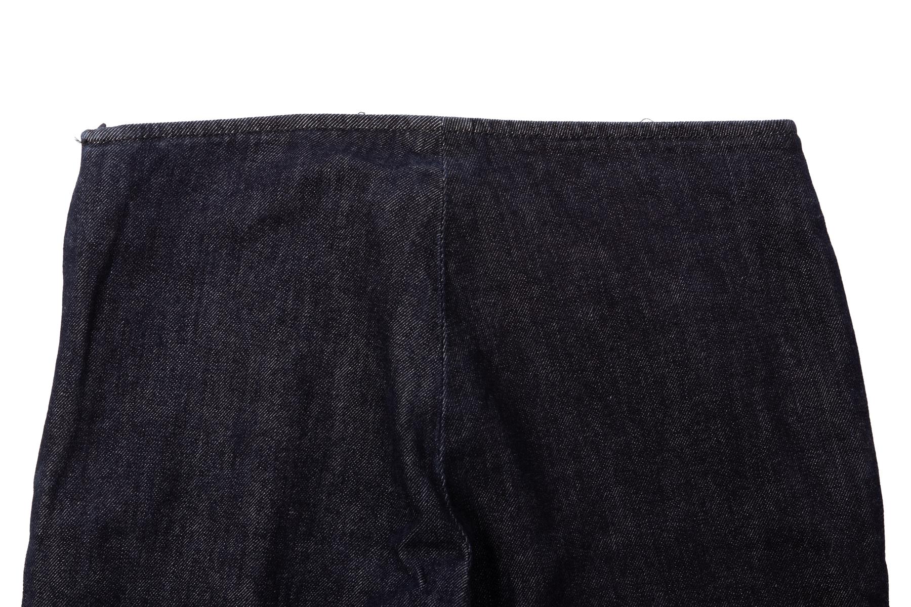 THE ROW NAVY DENIM SKINNY PANTS XSMALL - Image 5