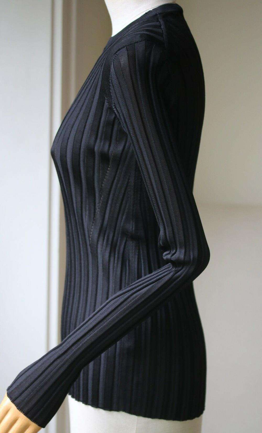 THE ROW NINETT RIBBED SWEATSHIRT XSMALL - Image 3