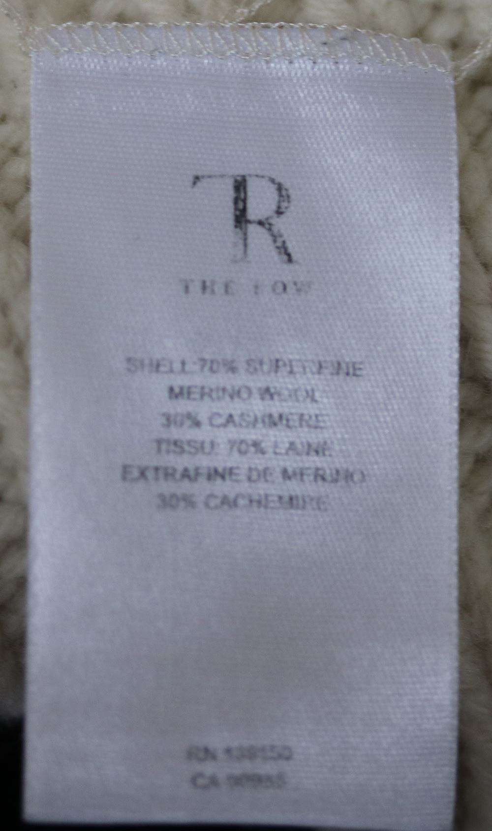 THE ROW OPHELIA CHUNKY KNIT WOOL AND CASHMERE BLEND SWEATER SMALL - Image 6
