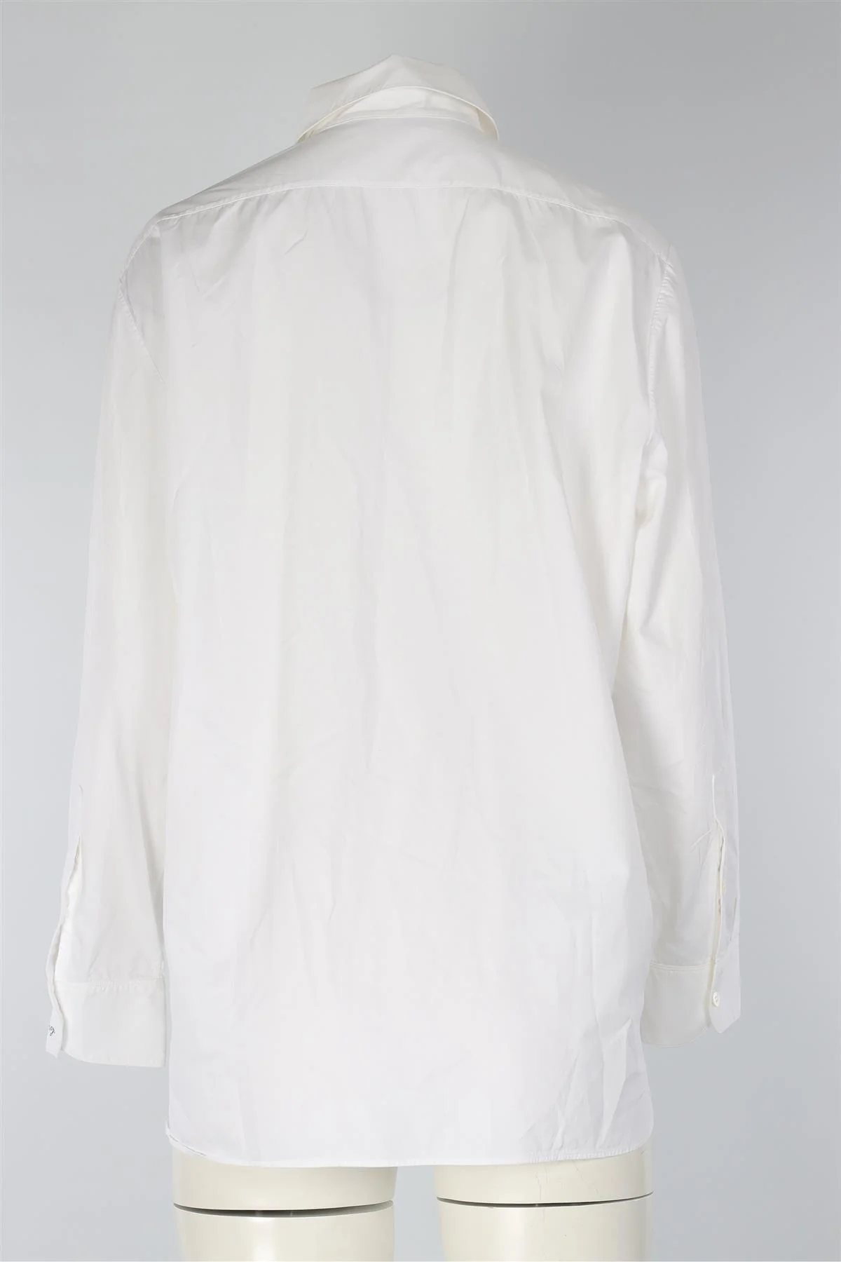 THE ROW WHITE COTTON SHIRT MEDIUM - Image 4