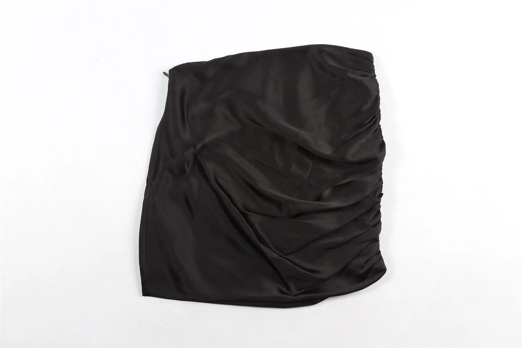 THE SEI BLACK SILK MINI SKIRT US 2 UK 6 - Image 2