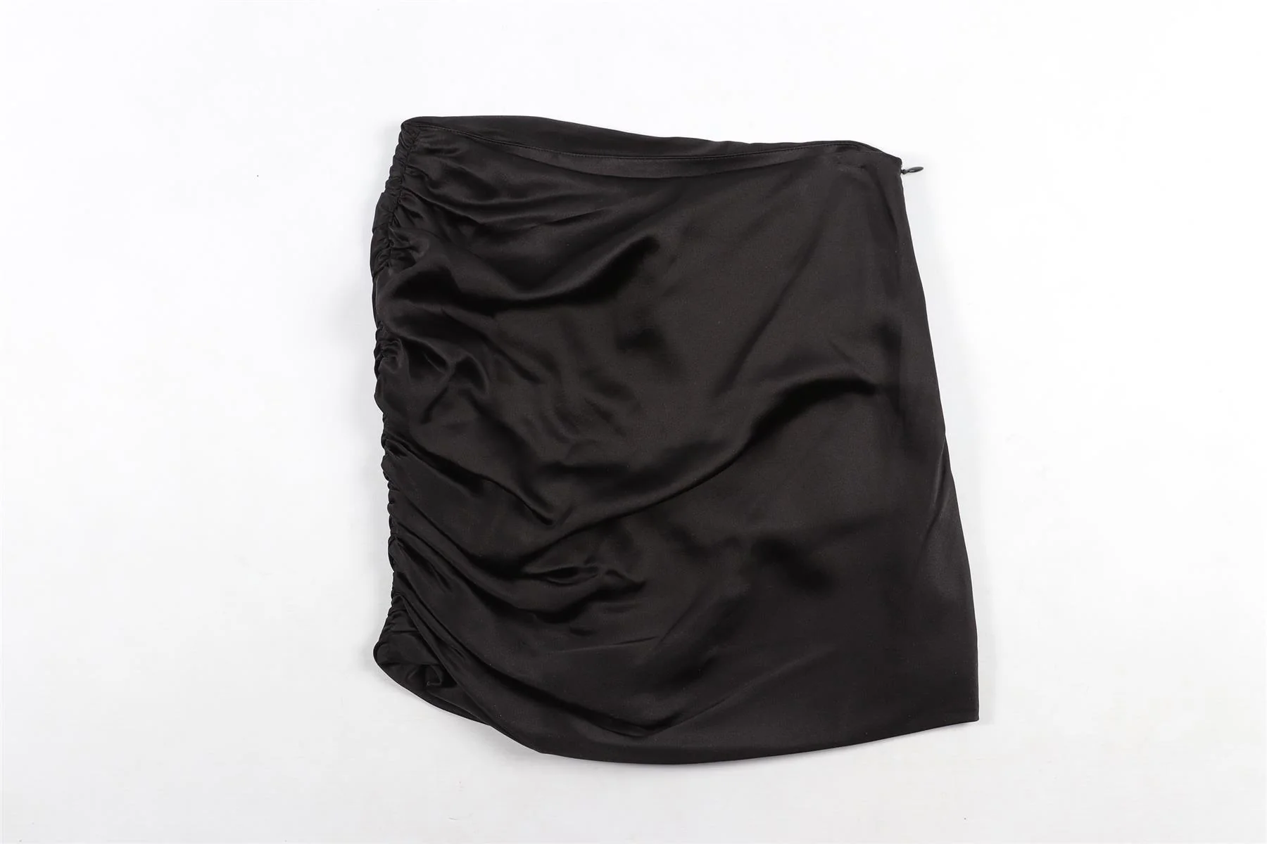 THE SEI BLACK SILK MINI SKIRT US 2 UK 6 - Image 4