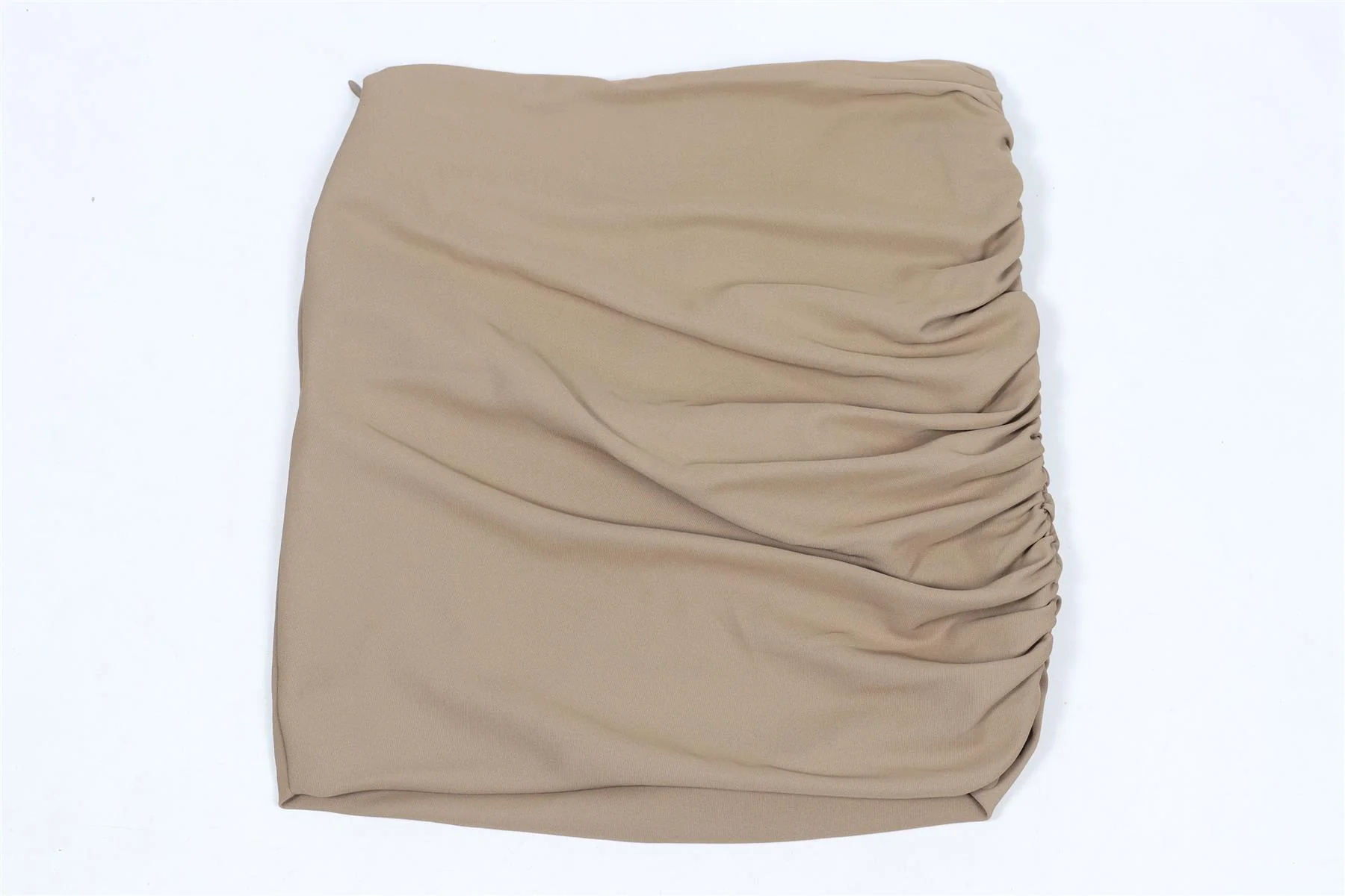 THE SEI BROWN CREPE MINI SKIRT US 0 UK 4 - Image 2