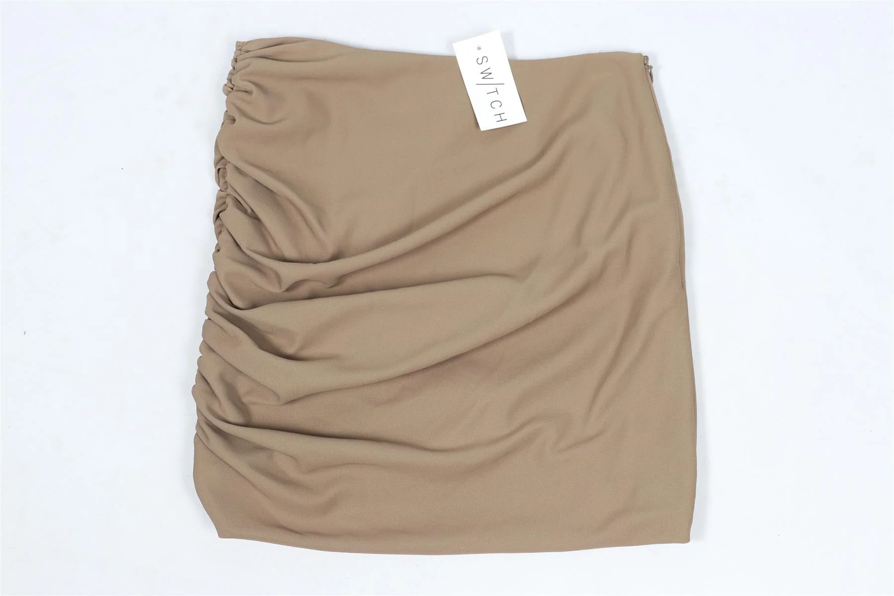 THE SEI BROWN CREPE MINI SKIRT US 0 UK 4 - Image 5