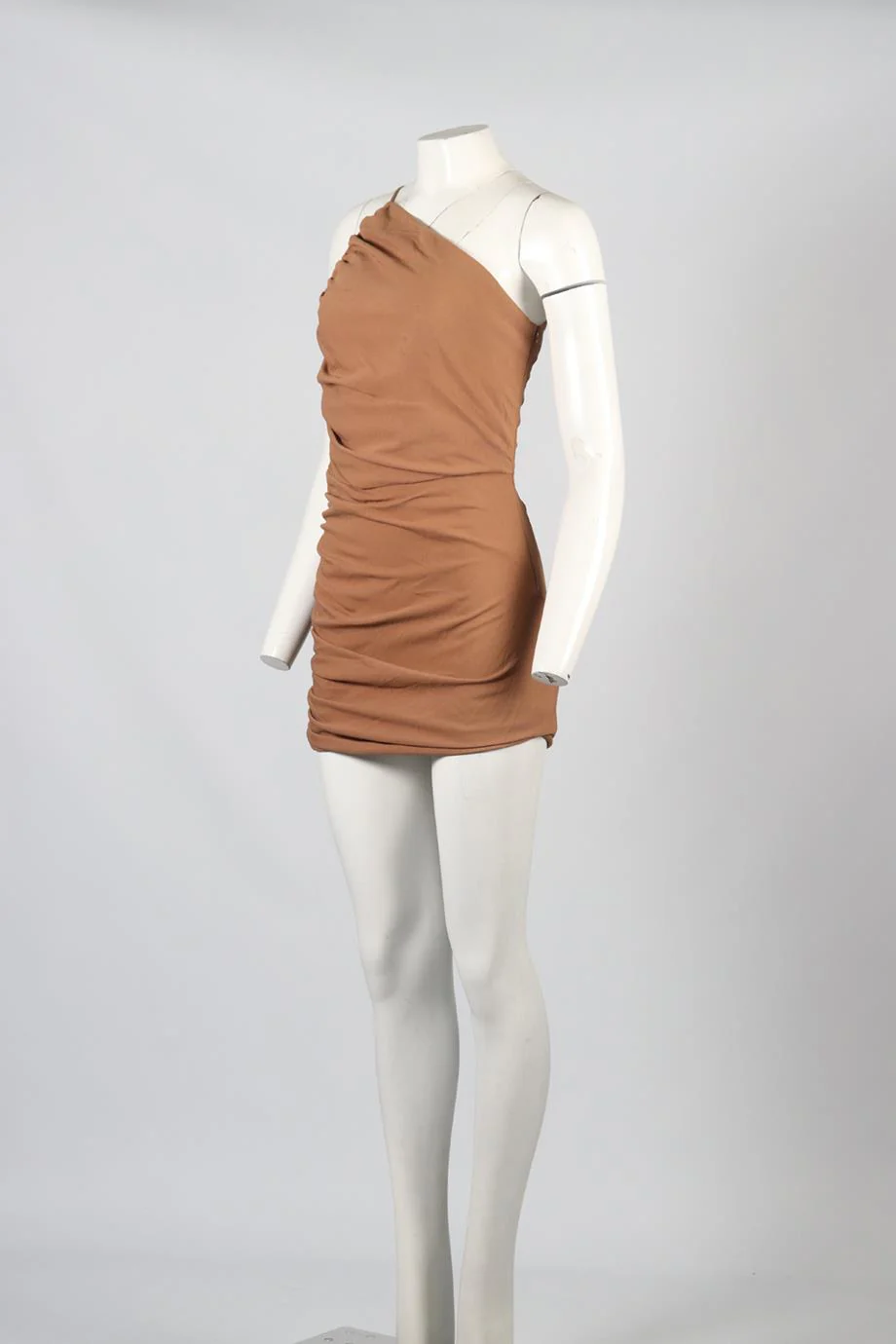 THE SEI ONE SHOULDER WOVEN MINI DRESS US 4 UK 8 - Image 3