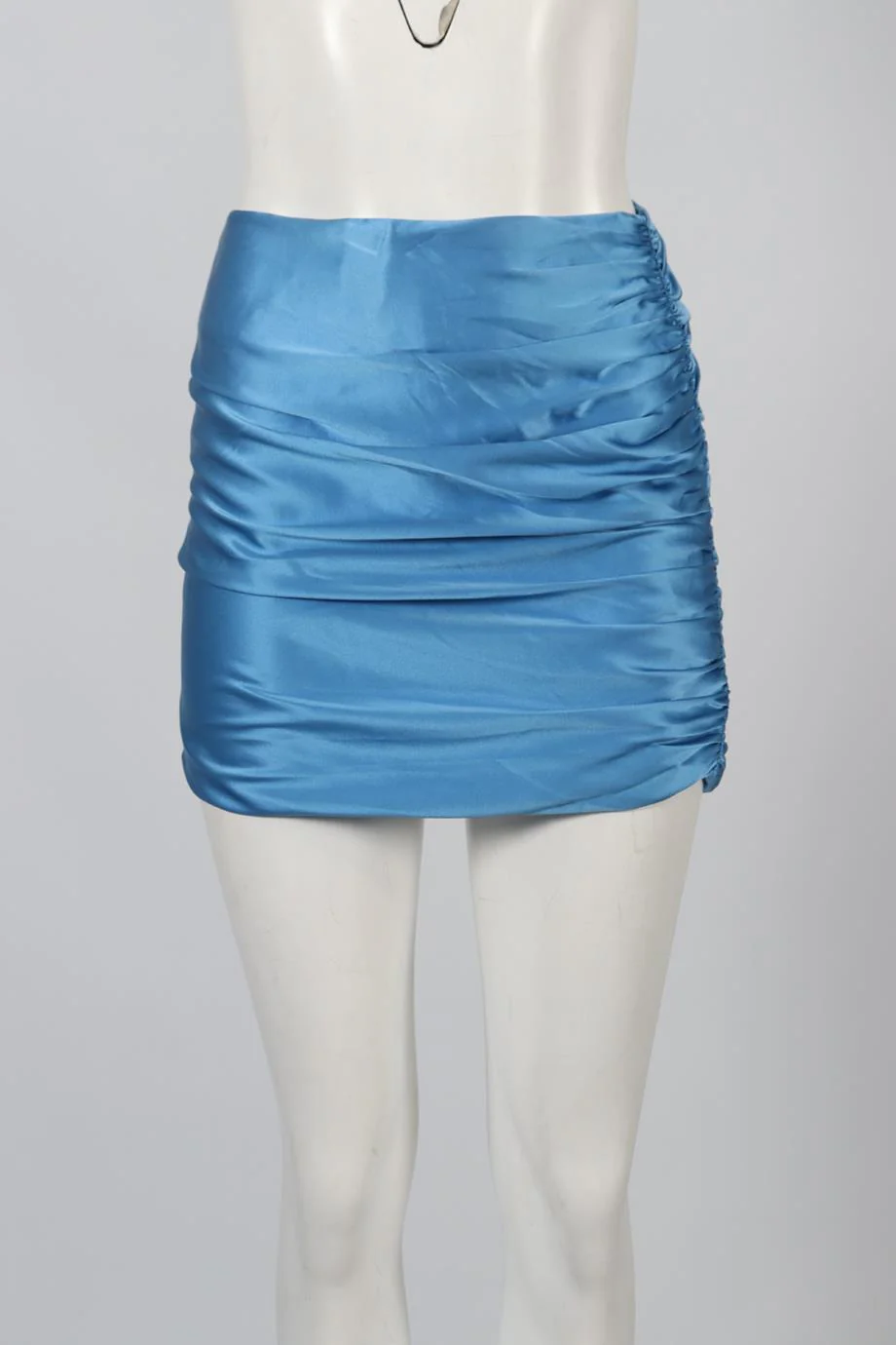 THE SEI RUCHED SILK MINI SKIRT US 4 UK 8 - Image 2