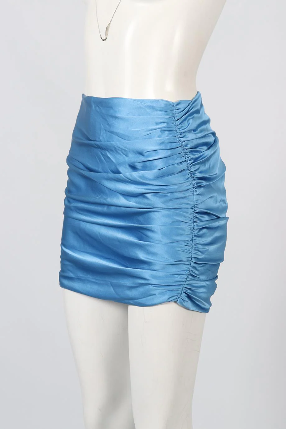 THE SEI RUCHED SILK MINI SKIRT US 4 UK 8 - Image 3
