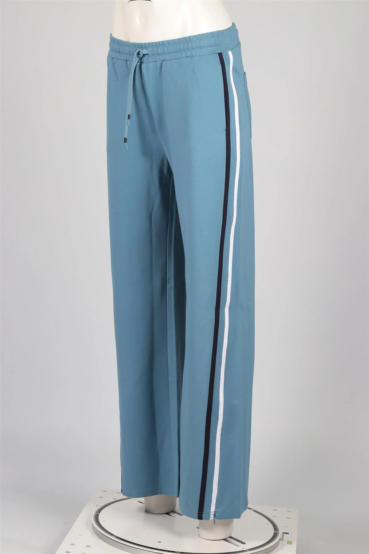 THE UPSIDE BLUE JERSEY STRAIGHT LEG PANTS XSMALL - Image 3