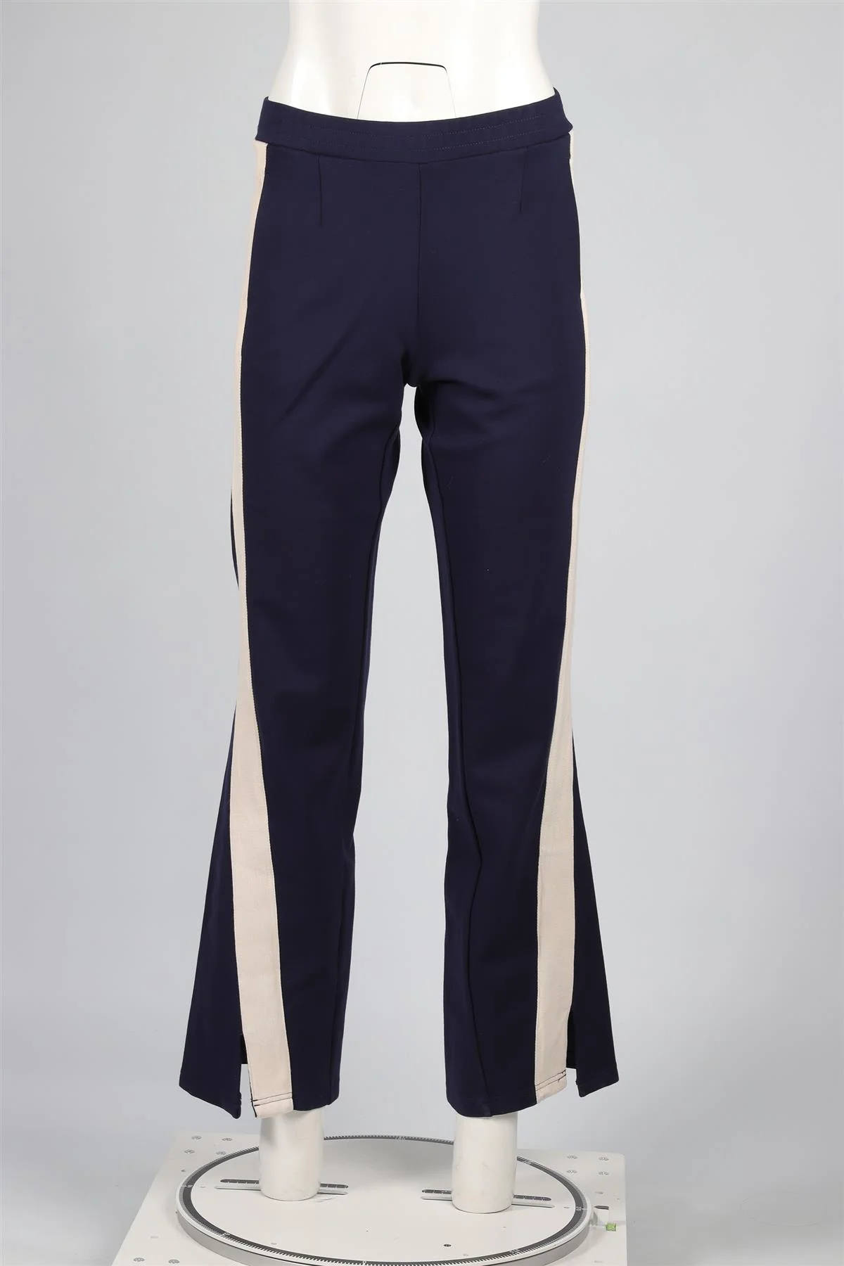 THE UPSIDE NAVY JERSEY STRAIGHT LEG PANTS XSMALL - Image 2
