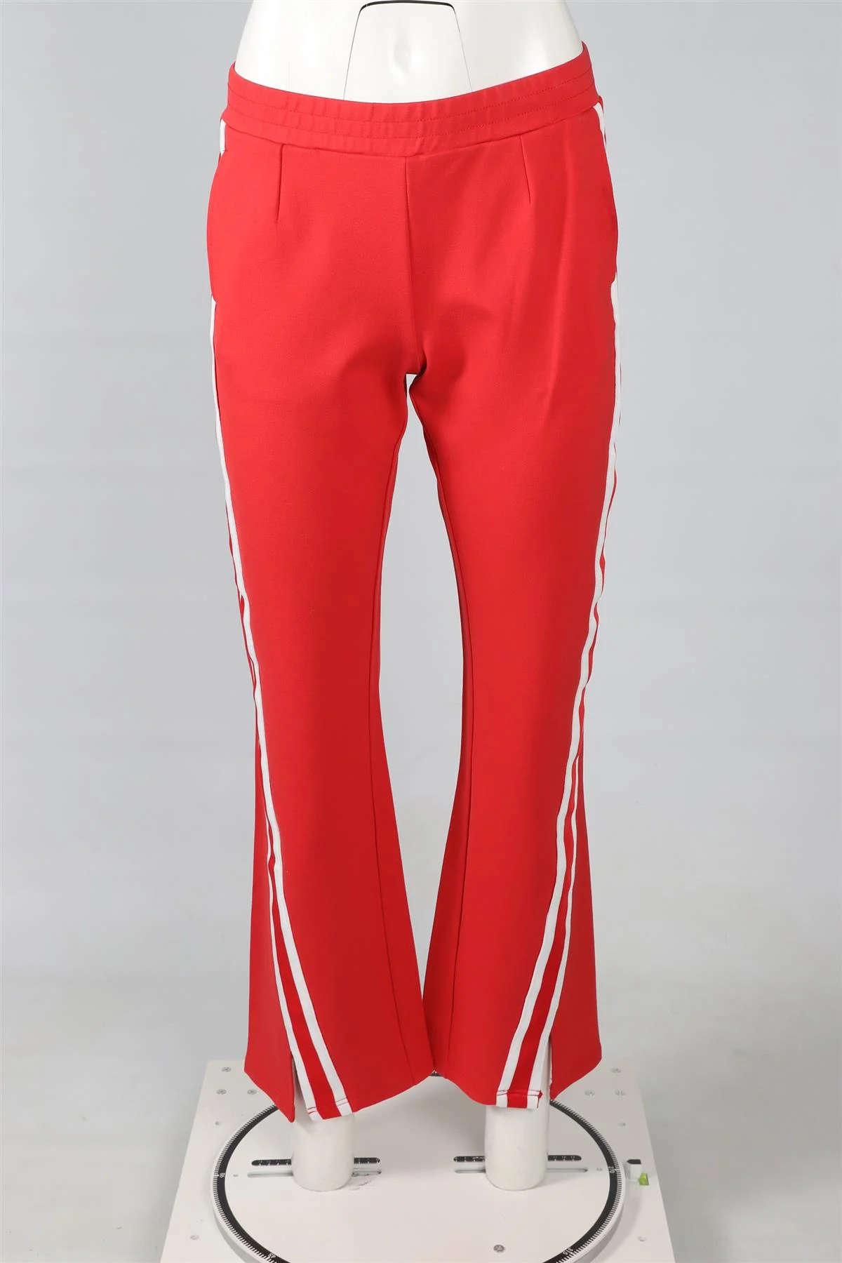 THE UPSIDE RED JERSEY STRAIGHT LEG PANTS SMALL - Image 2