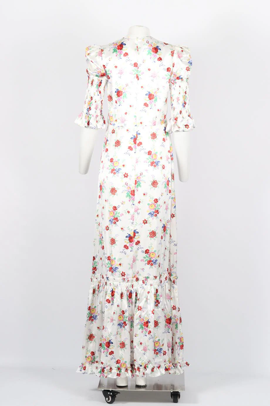 THE VAMPIRE'S WIFE FLORAL PRINT SILK MAXI DRESS UK 12 - Image 4