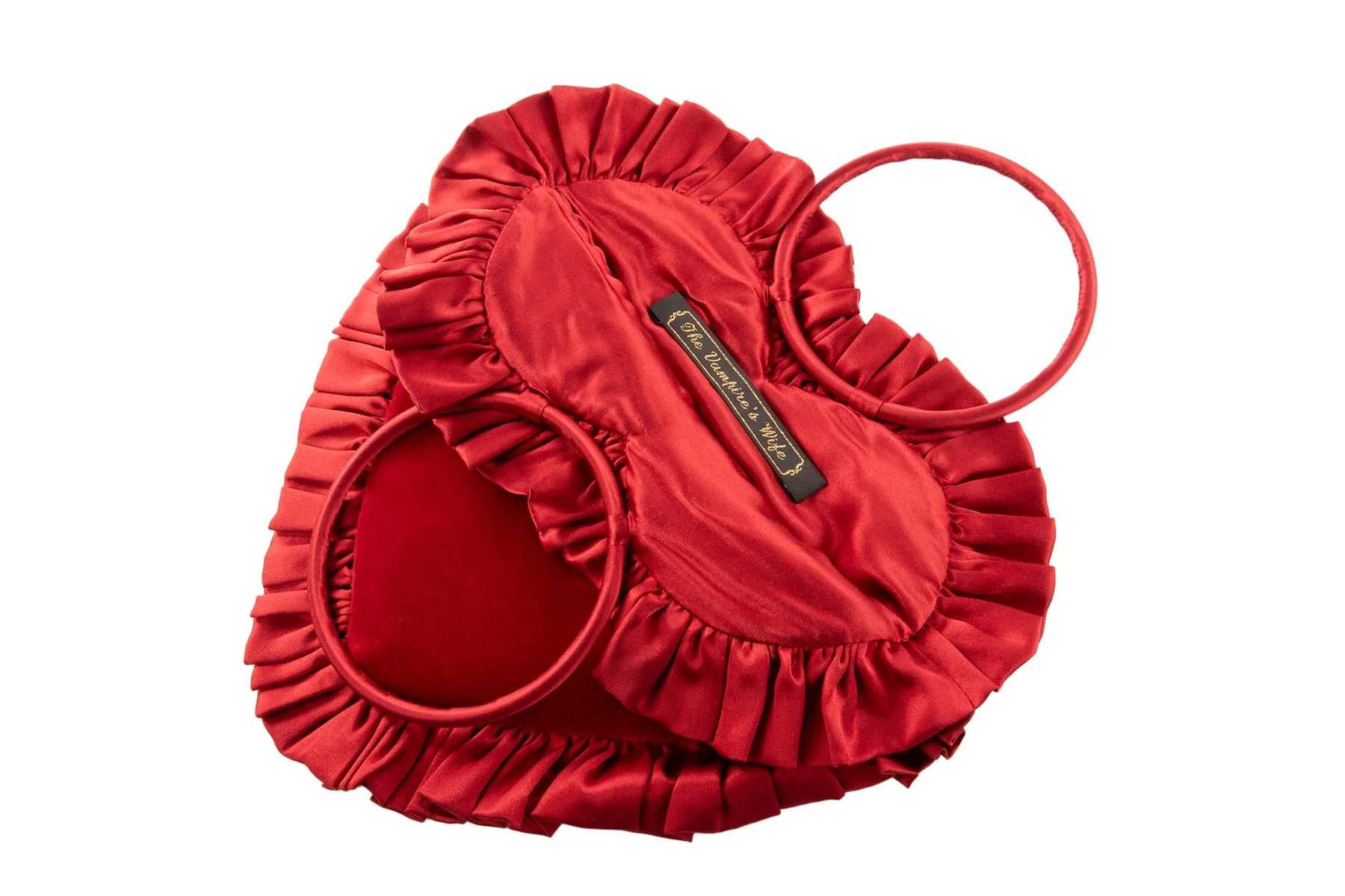 THE VAMPIRE'S WIFE RED HEART VELVET TOTEBAG - Image 3