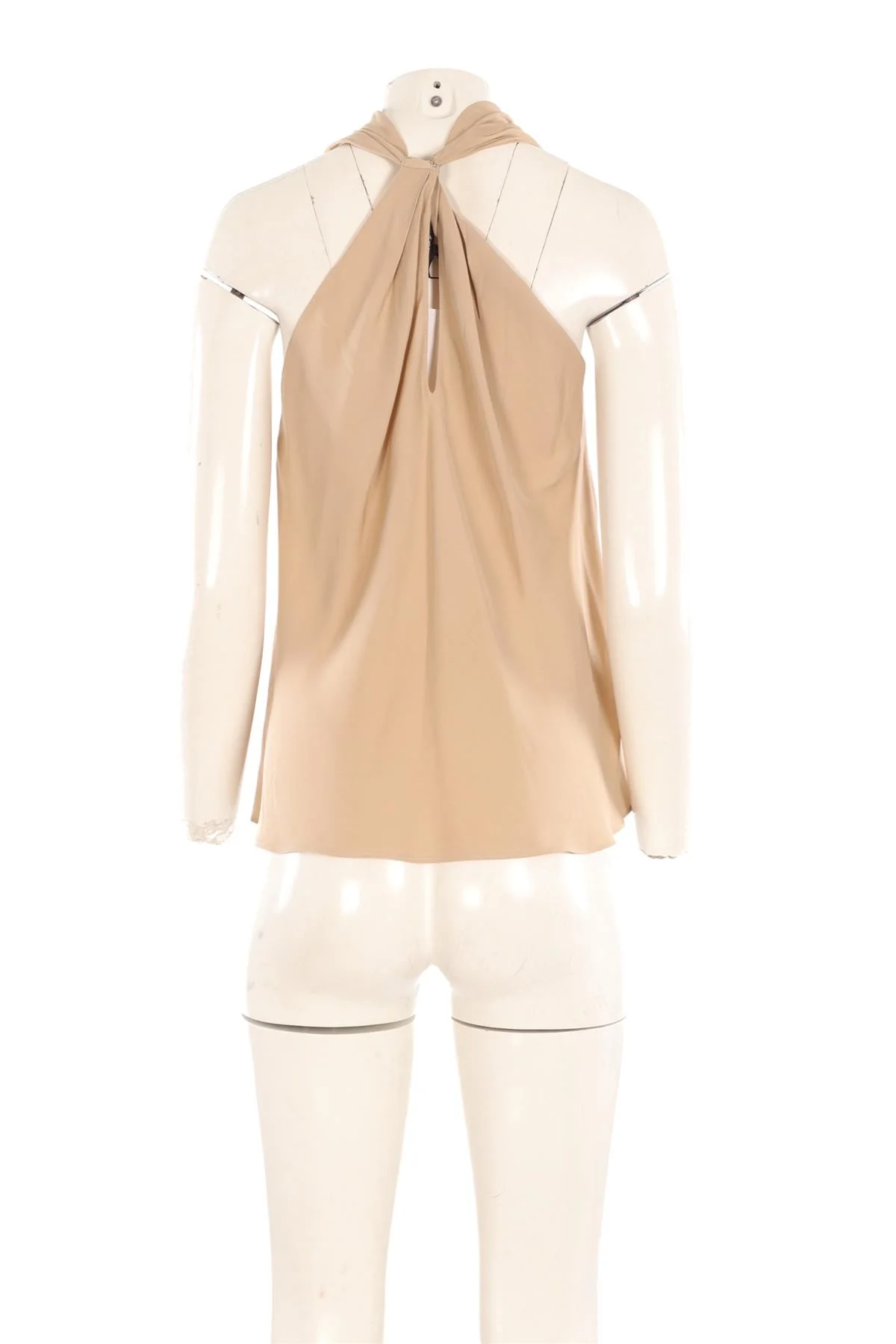 THEORY BEIGE SILK TOP MEDIUM - Image 5
