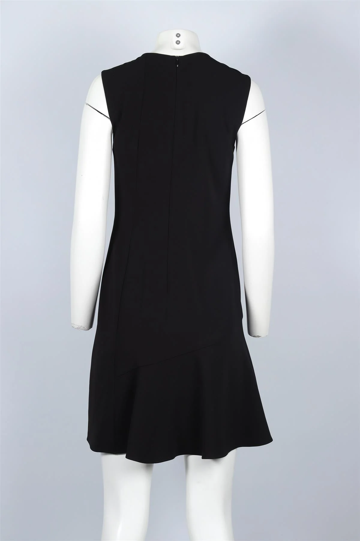THEORY BLACK CREPE MIDI DRESS US 4 UK 8 - Image 4