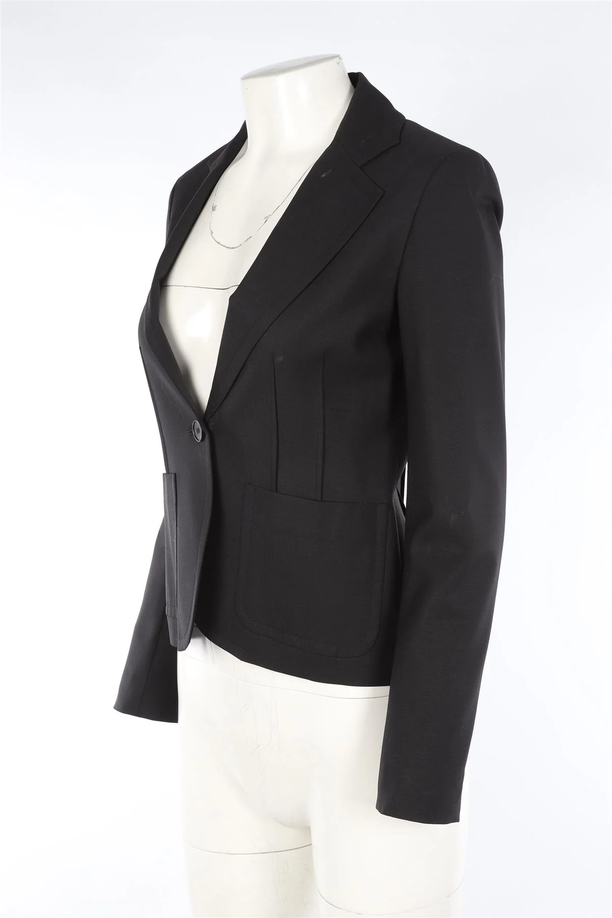THEORY BLACK WOOL BLAZER US 6 UK 10 - Image 3