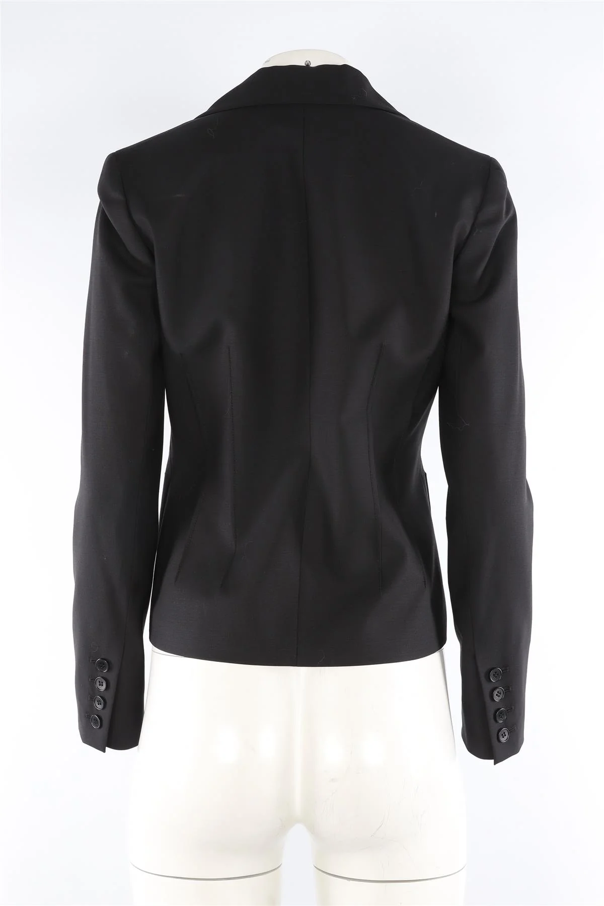 THEORY BLACK WOOL BLAZER US 6 UK 10 - Image 4