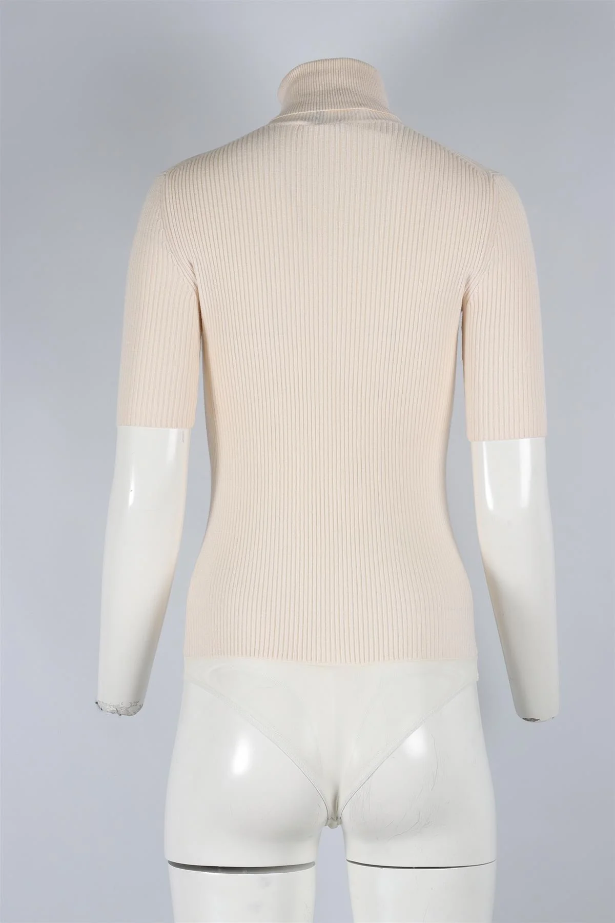 THEORY CREAM WOOL BODYSUIT XSMALL - Image 4