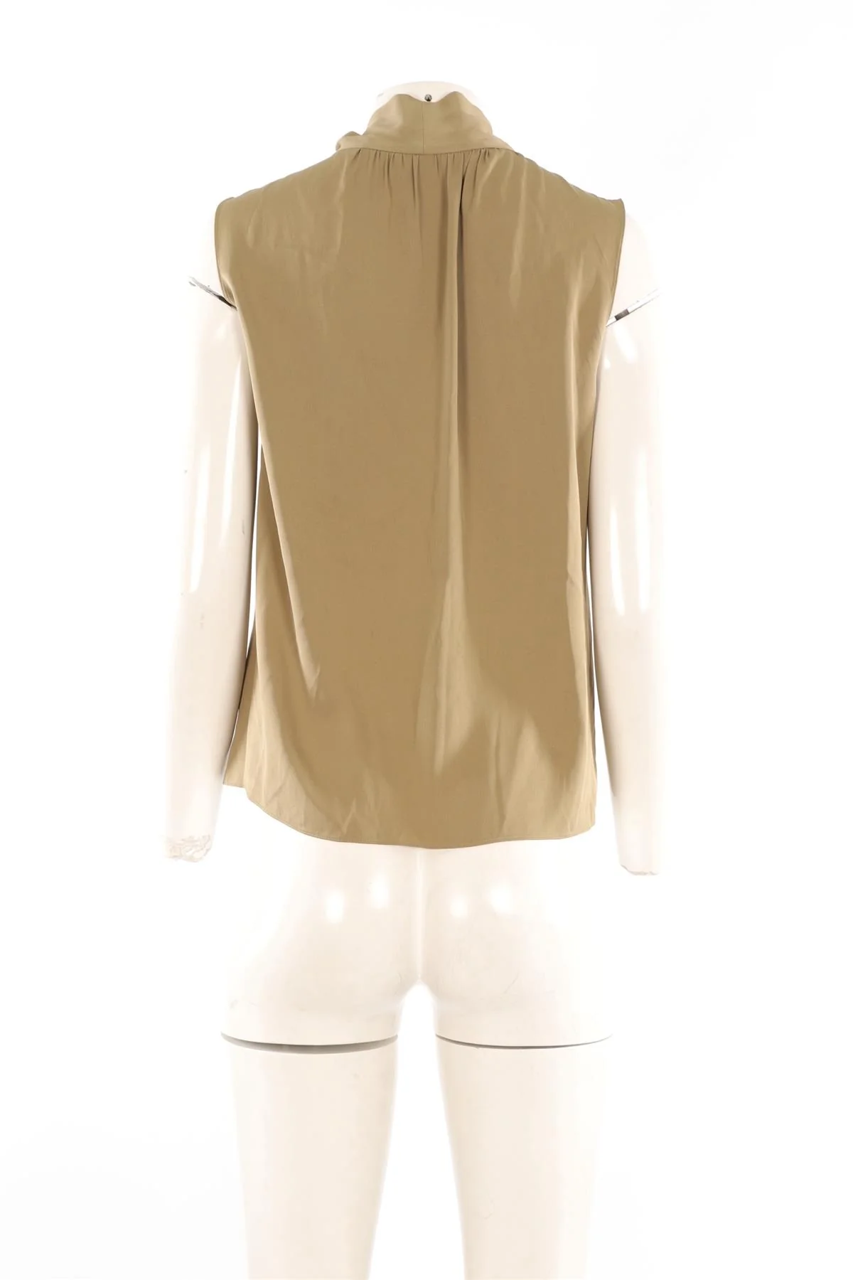 THEORY GREEN SILK TOP SMALL - Image 4