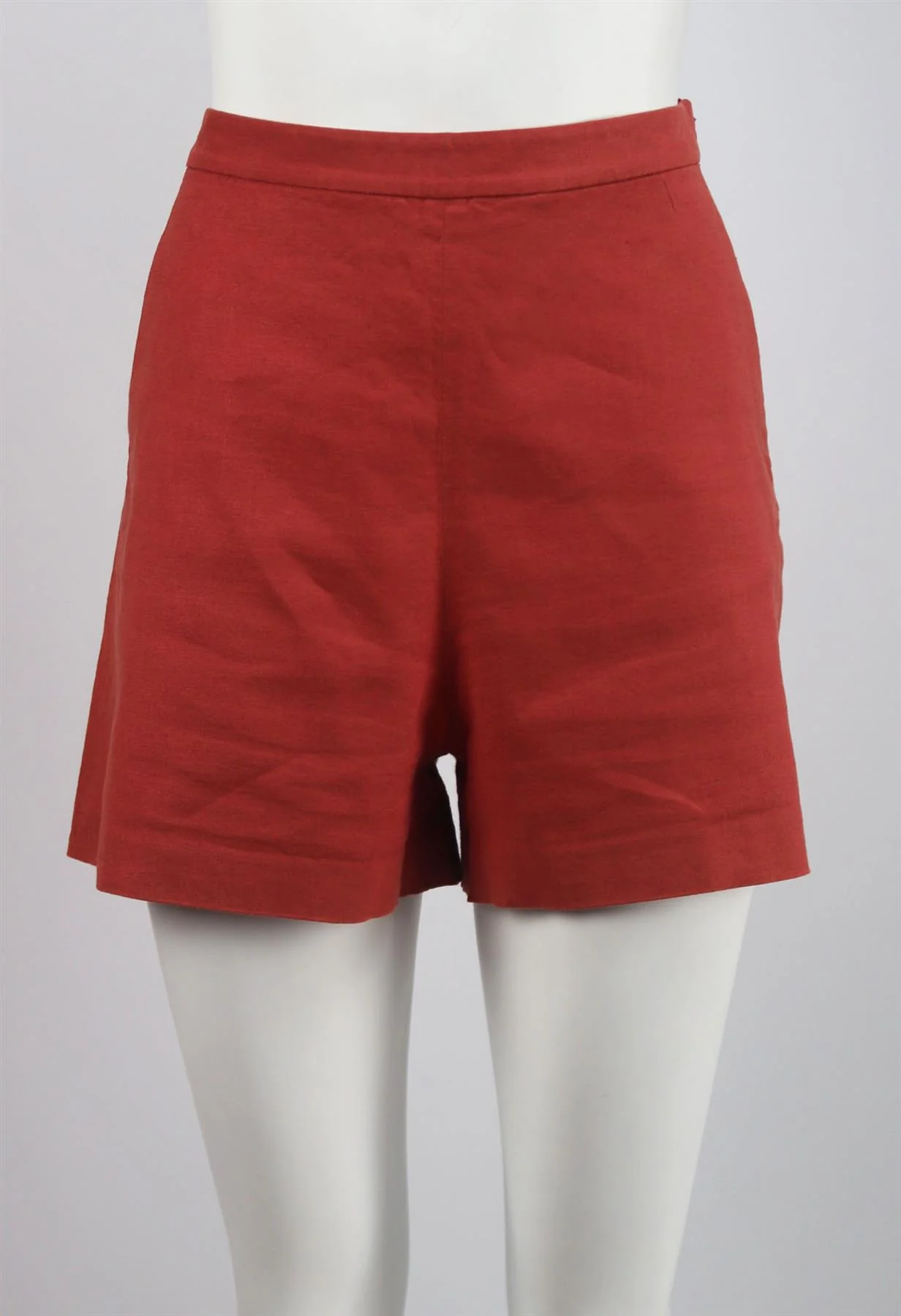 THEORY LINEN BLEND SHORTS US 8 UK 12 - Image 2