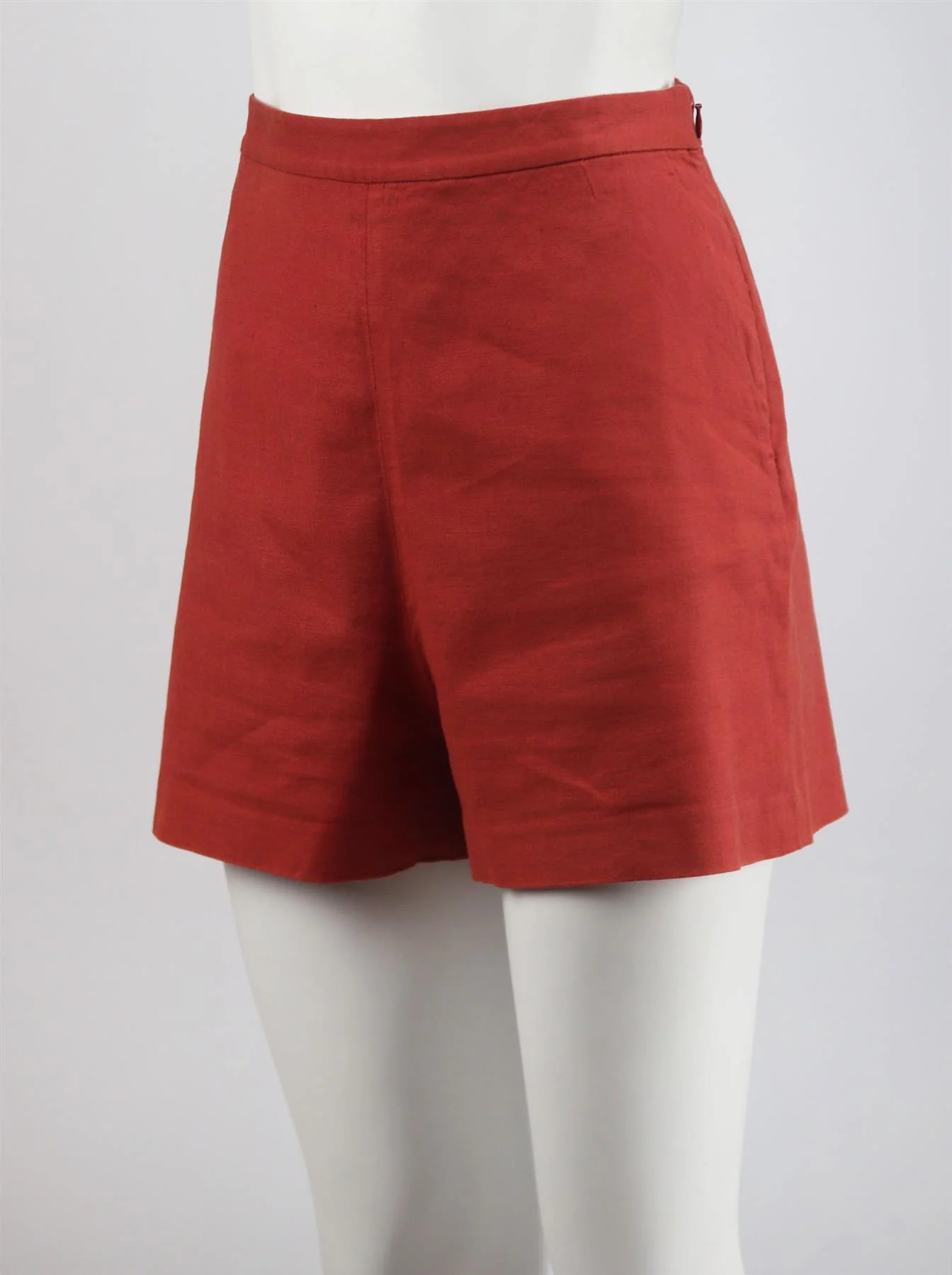 THEORY LINEN BLEND SHORTS US 8 UK 12 - Image 3