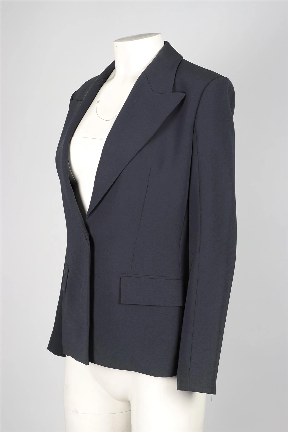 THEORY NAVY CREPE BLAZER US 8 UK 12 - Image 3