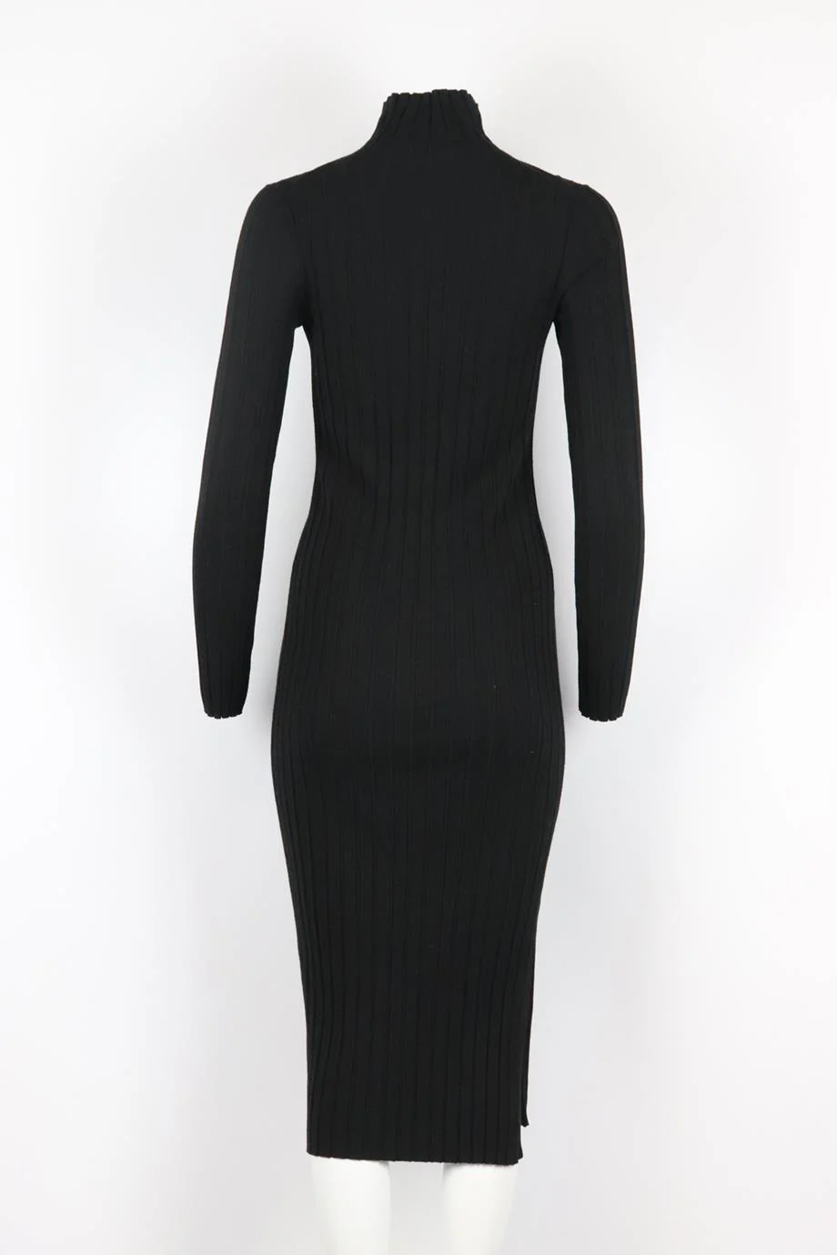 THEORY RIBBED KNIT MIDI DRESS MEDIUM - Image 3