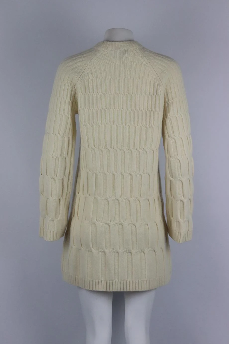 THEORY RIBBED WOOL AND CASHMERE BLEND MINI DRESS SMALL - Image 4