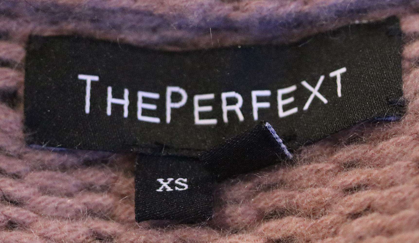 THEPERFEXT LONG SLEEVE CASHMERE CARDIGAN XSMALL - Image 6