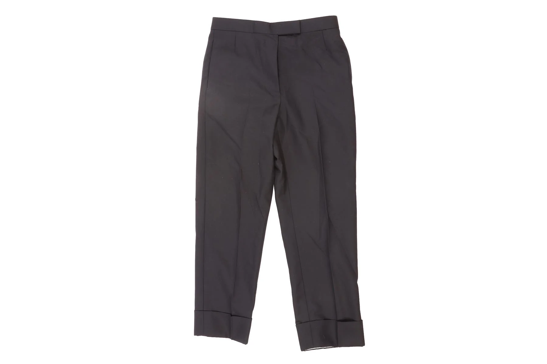 THOM BROWNE NAVY STRAIGHT LEG PANTS IT 40 UK 8 - Image 2