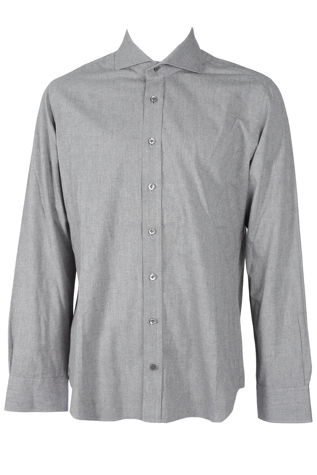 THOM SWEENEY GREY MEN'S COTTON SHIRT 17 UK 46