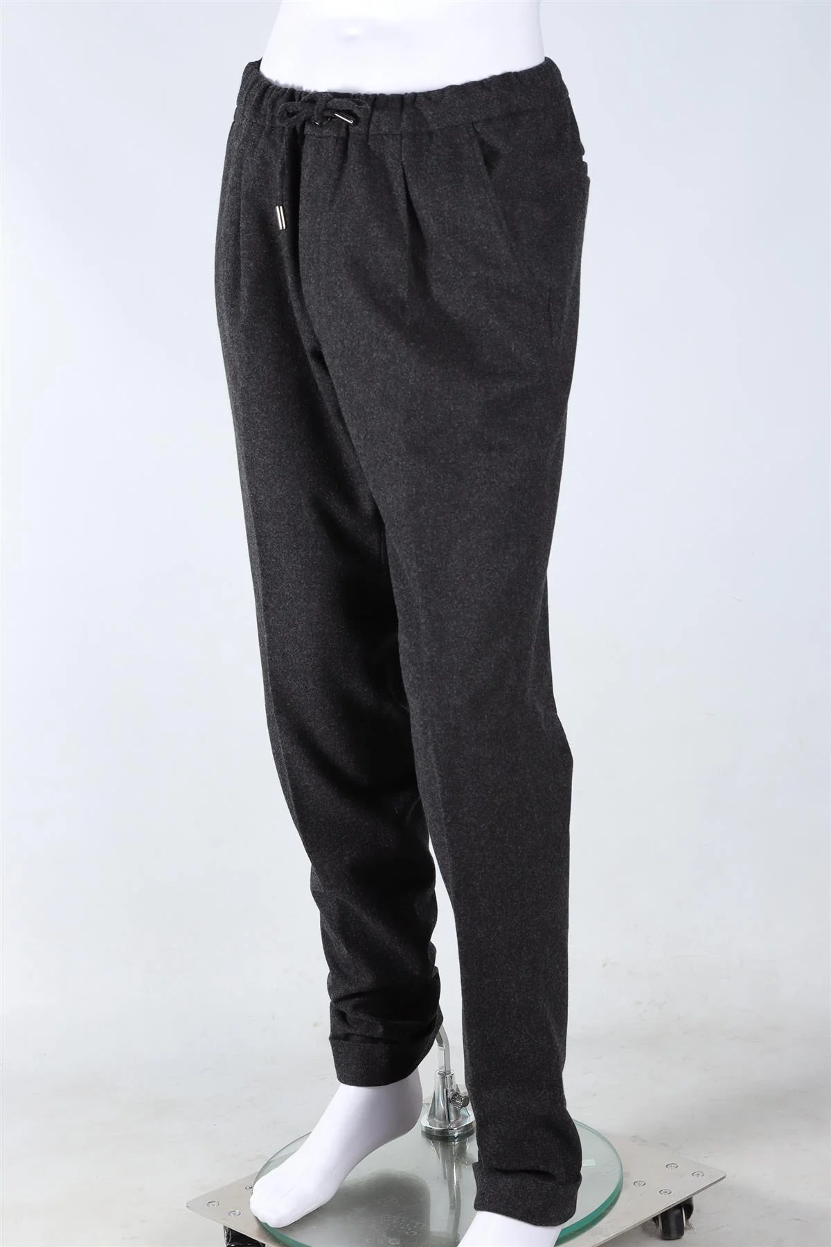 THOM SWEENEY GREY MEN'S WOOL STRAIGHT LEG PANTS IT 52 UK/US 36 - Image 3