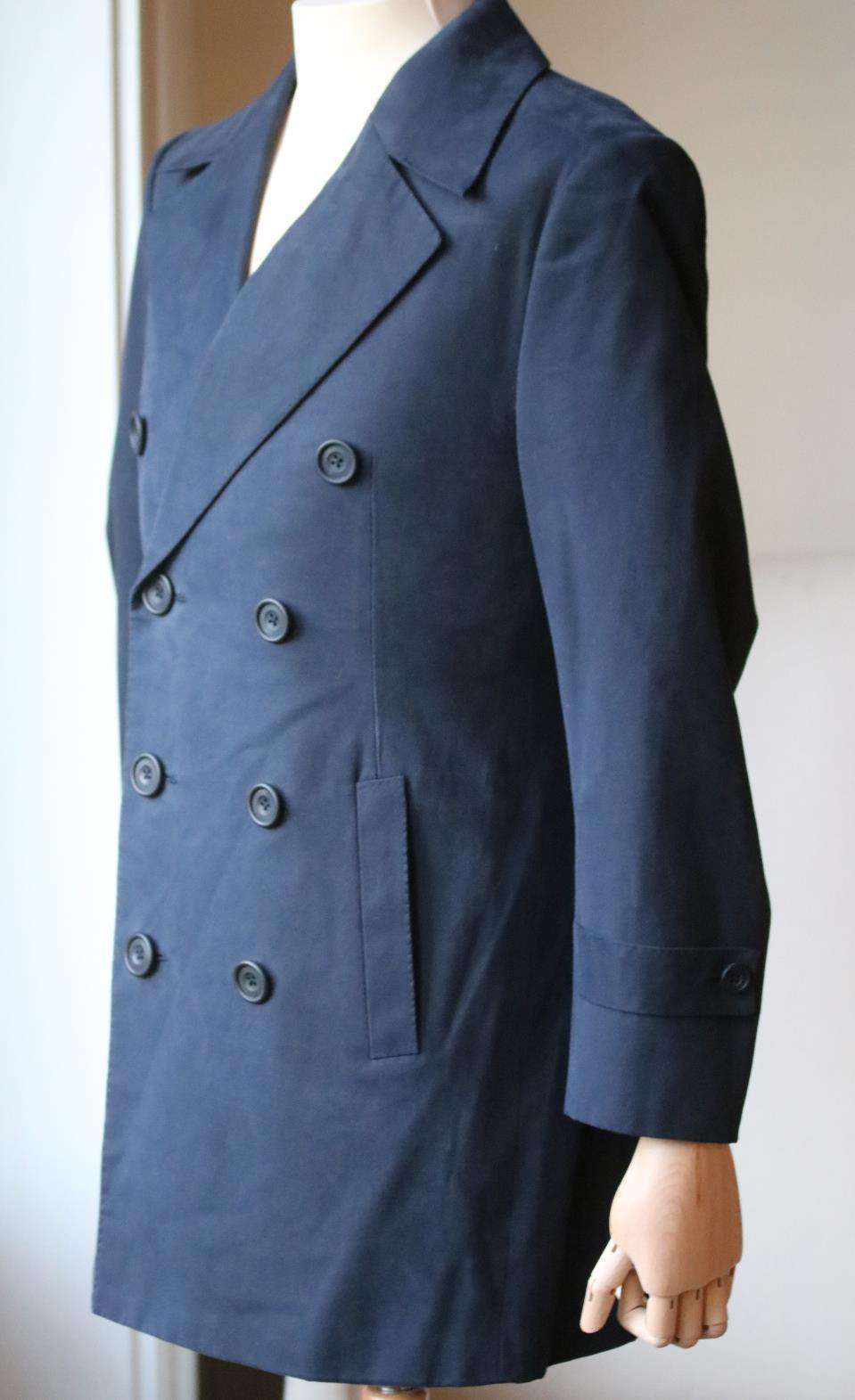 THOM SWEENEY MADDOX WOOL BLEND OVERCOAT SMALL - Image 3