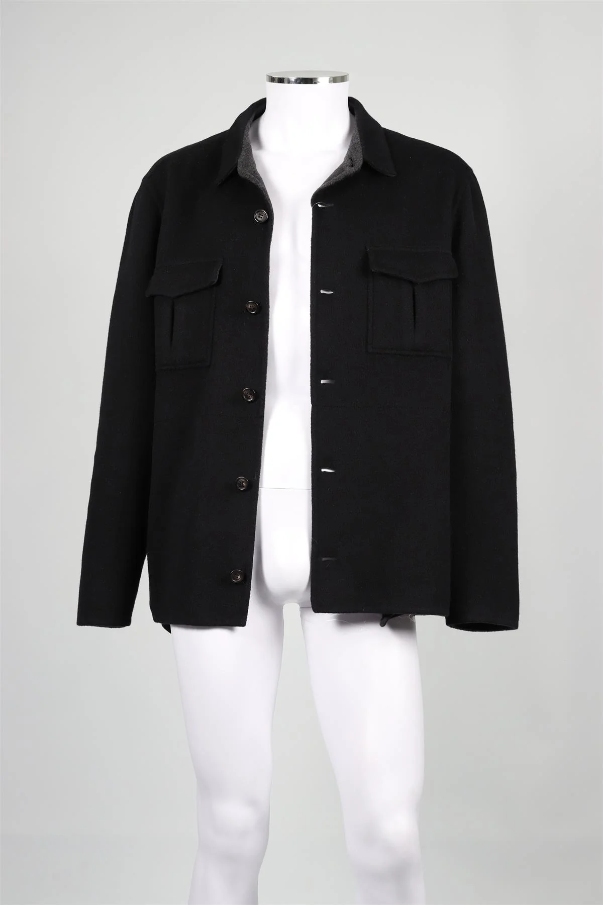 THOM SWEENEY NAVY MEN'S CASHMERE JACKET XLARGE - Image 3