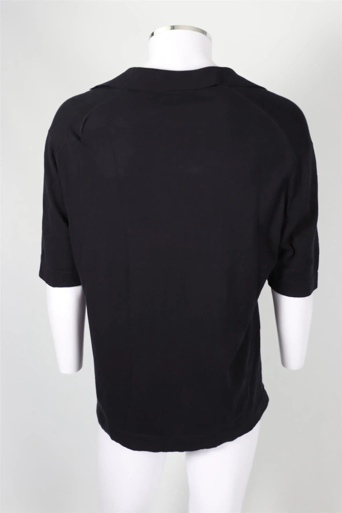THOM SWEENEY NAVY MEN'S COTTON POLO SHIRT XXLARGE - Image 4