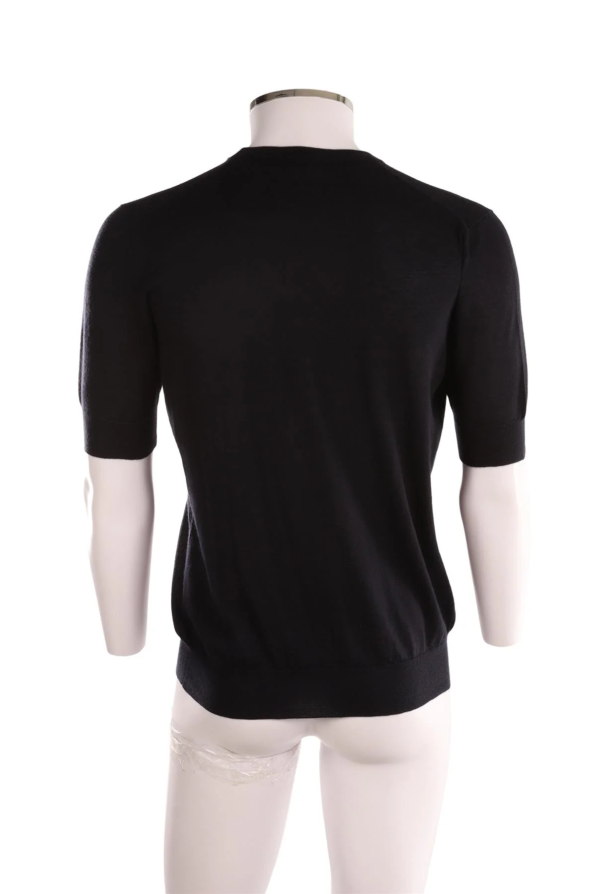 THOM SWEENEY NAVY MEN'S COTTON TOP LARGE - Image 4
