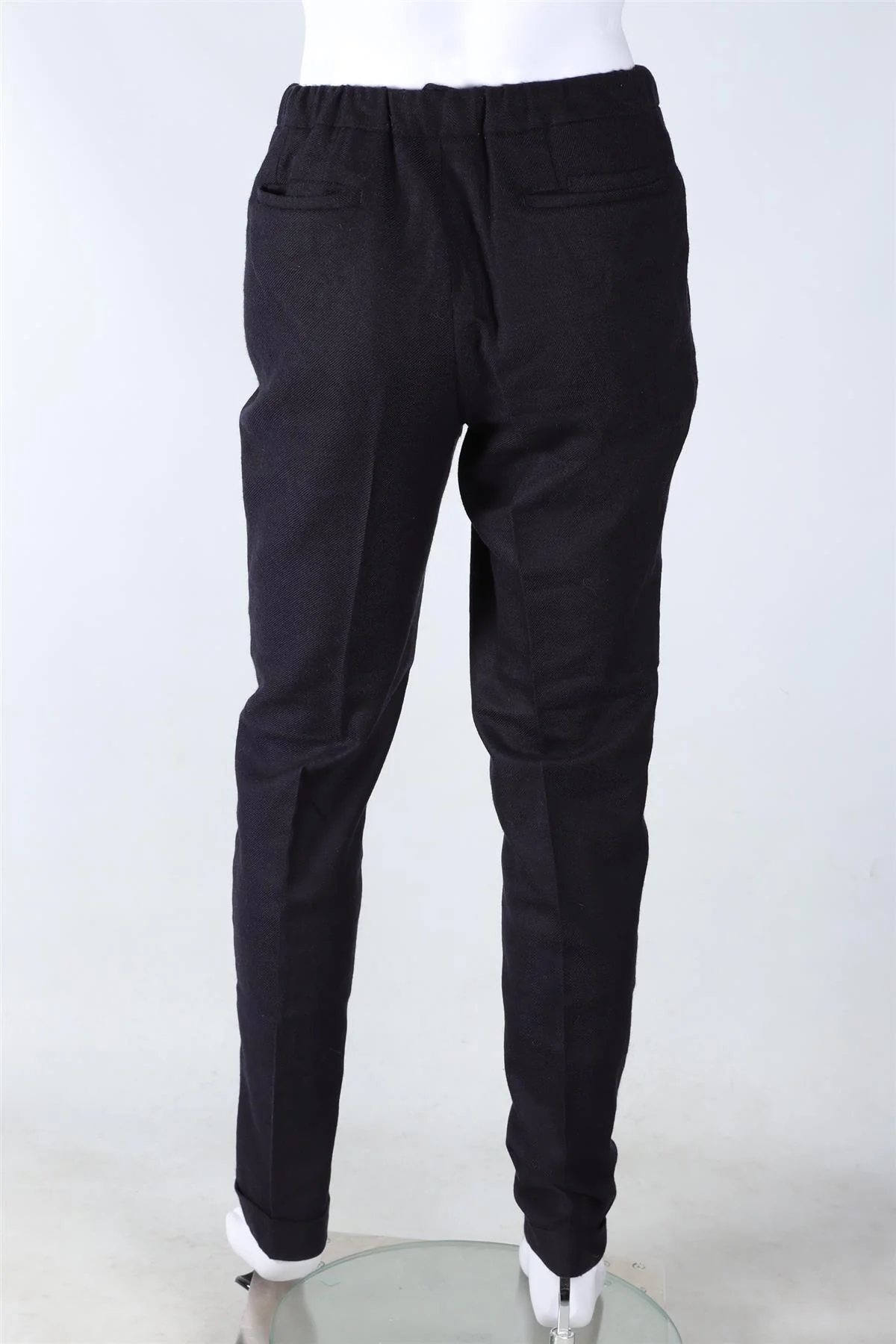 THOM SWEENEY NAVY MEN'S WOOL STRAIGHT LEG PANTS IT 52 UK/US 36 - Image 4