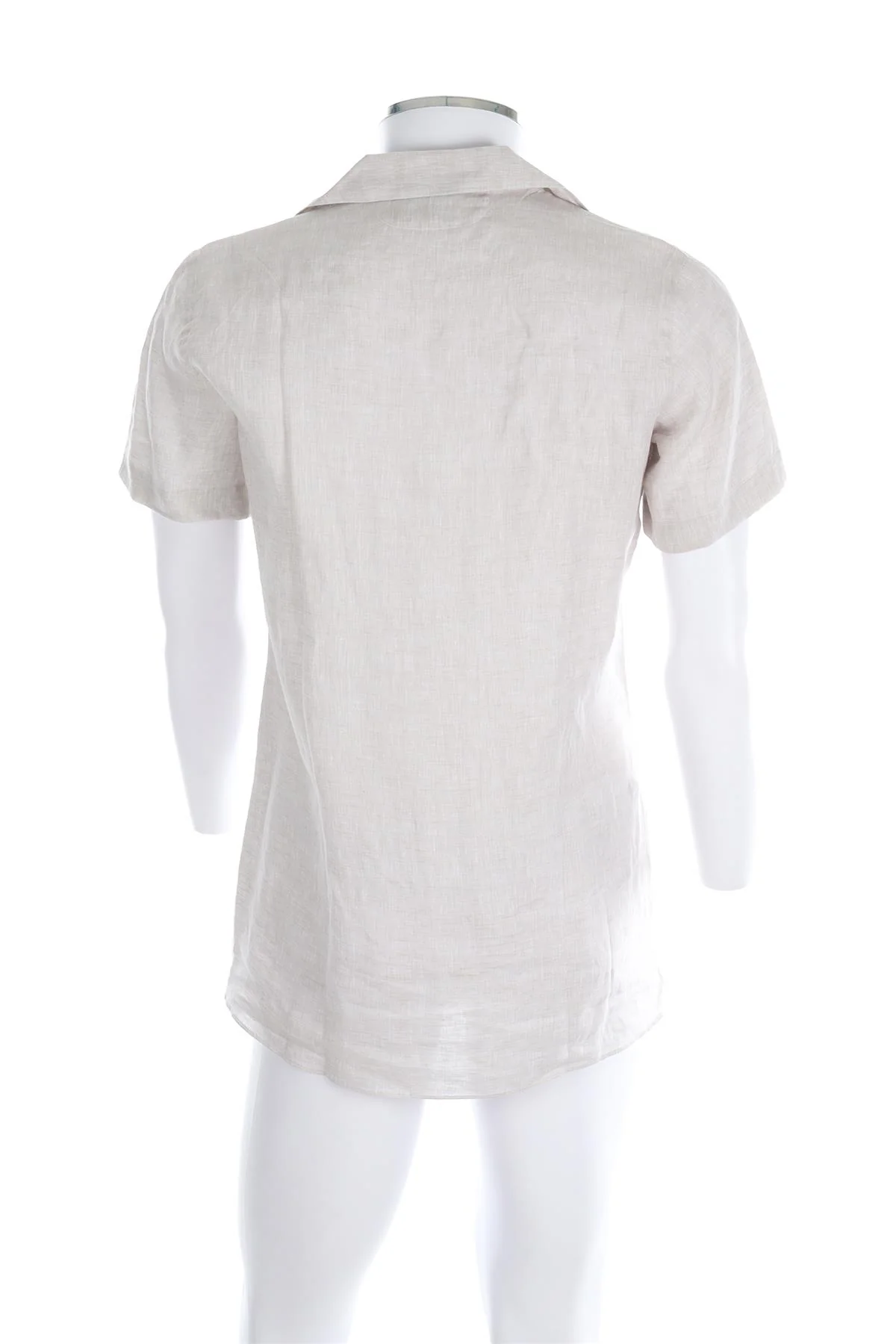 THOMAS FARTHING GREY MENS LINEN SHIRT MEDIUM - Image 4