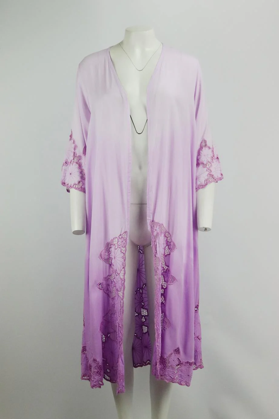 TIARE HAWAII EMBROIDERED VOILE ROBE ONE SIZE - Image 2