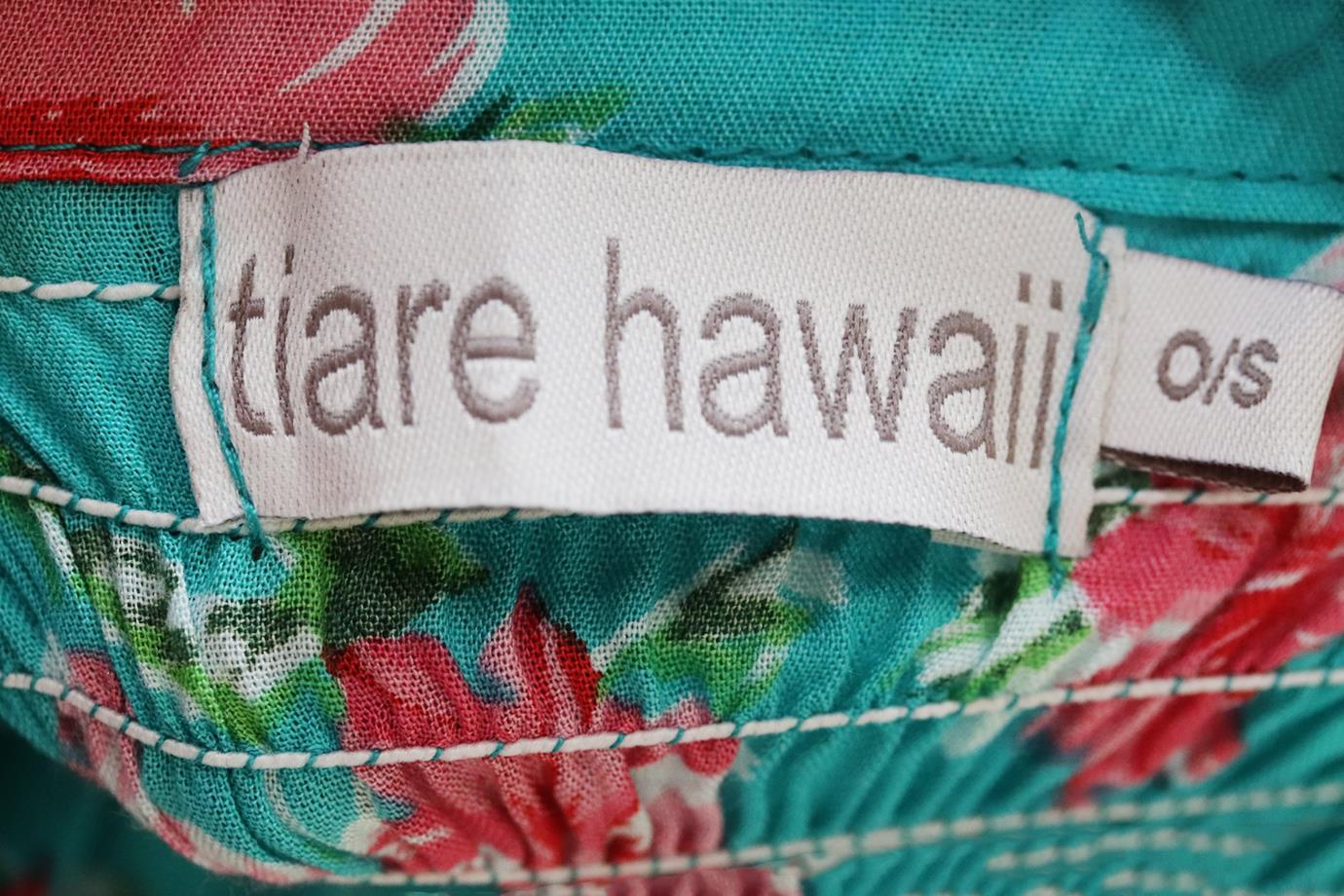 TIARE HAWAII SHIRRED PRINTED VOILE MAXI SKIRT ONE SIZE - Image 5