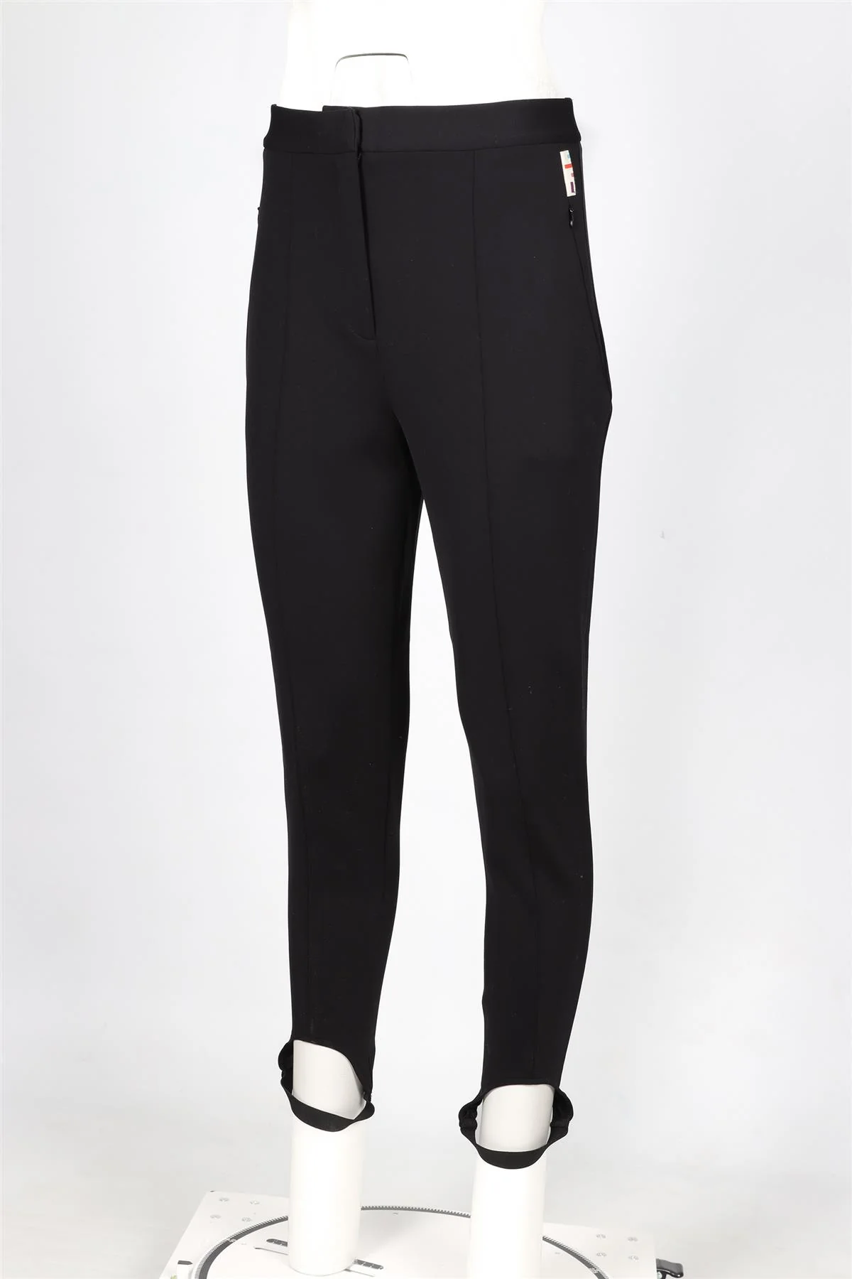 TIBI BLACK JERSEY STIRRUP PANTS US 8 UK 12 - Image 3