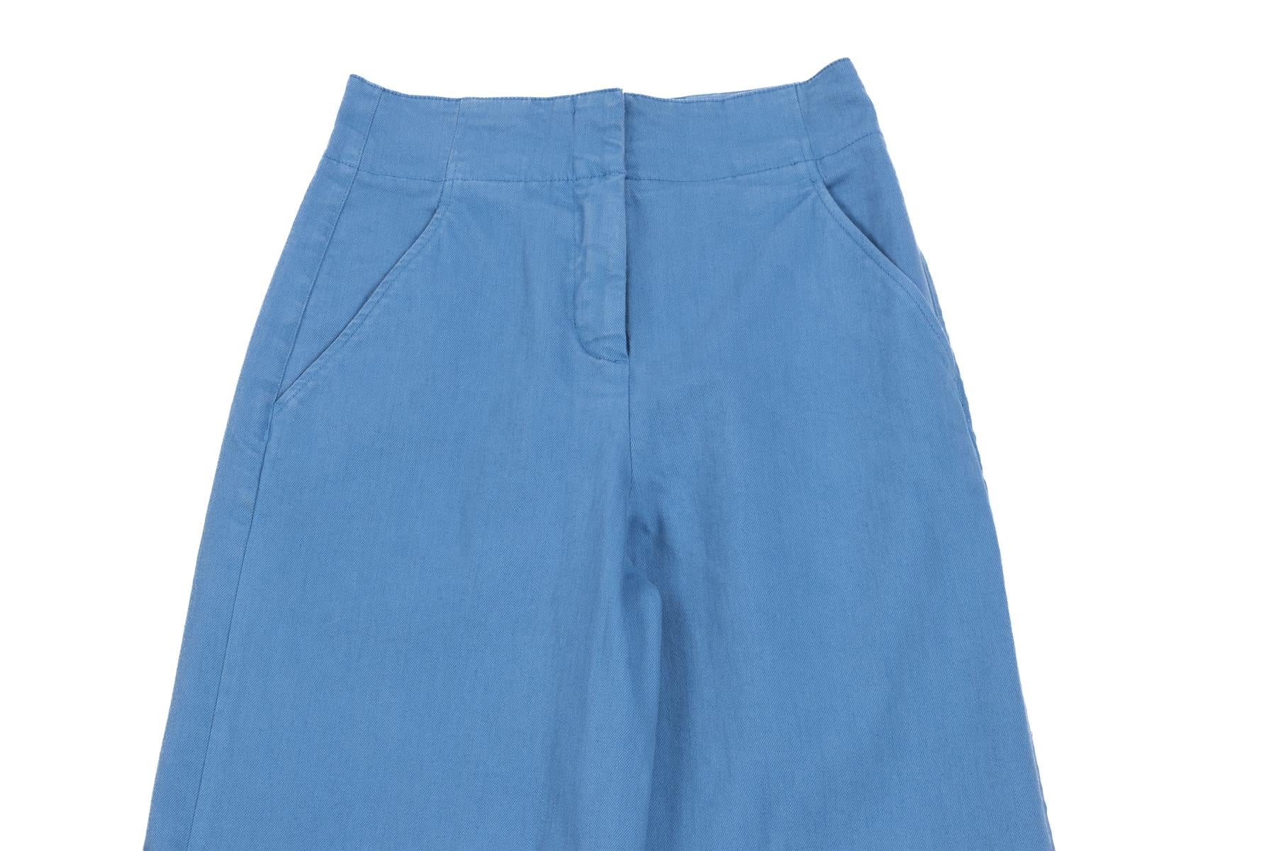 TIBI BUE COTTON WIDE LEG JEANS - Image 3