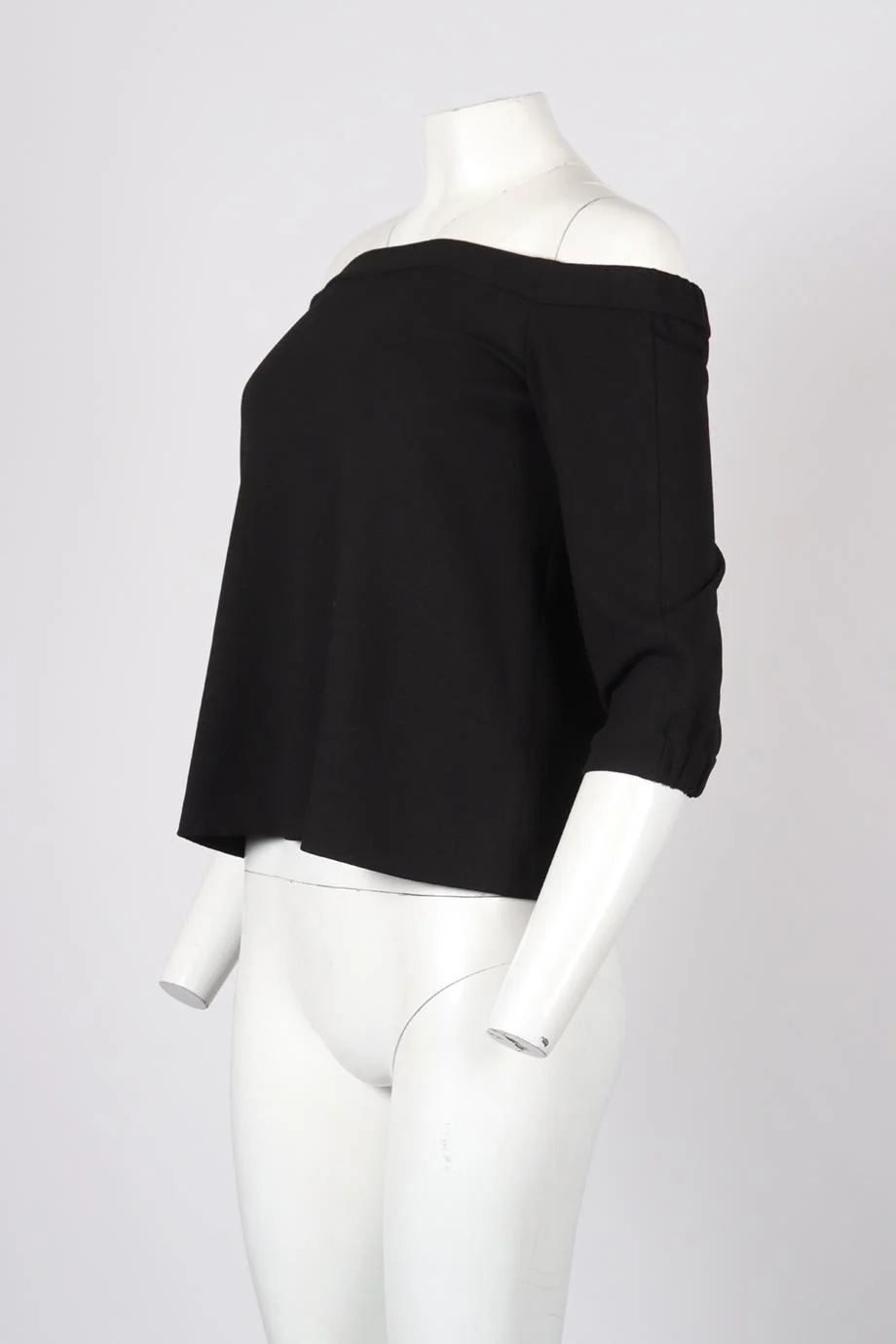TIBI OFF THE SHOULDER CREPE TOP US 4 UK 8 - Image 3