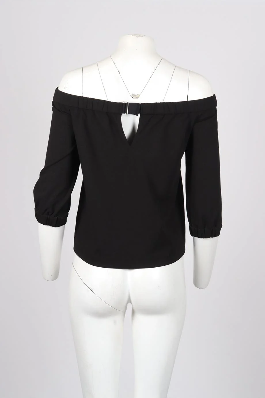 TIBI OFF THE SHOULDER CREPE TOP US 4 UK 8 - Image 4