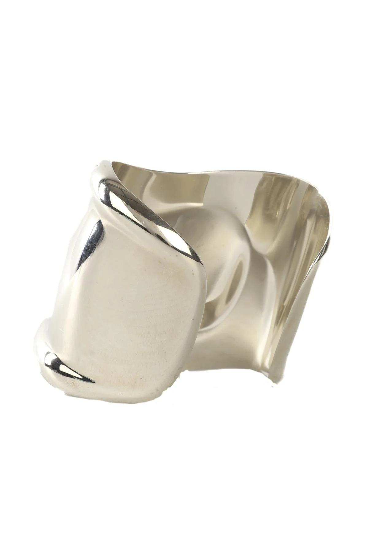 TIFFANY & CO + ELSA PERRETTI SILVER MEDIUM STERLING SILVER BONE CUFF MEDIUM - Image 7