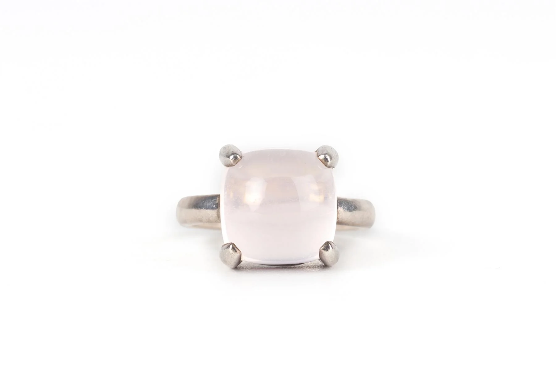 TIFFANY & CO + PALOMA PICASSO PINK SUGAR STACKS STERLING SILVER RING UK P - Image 3