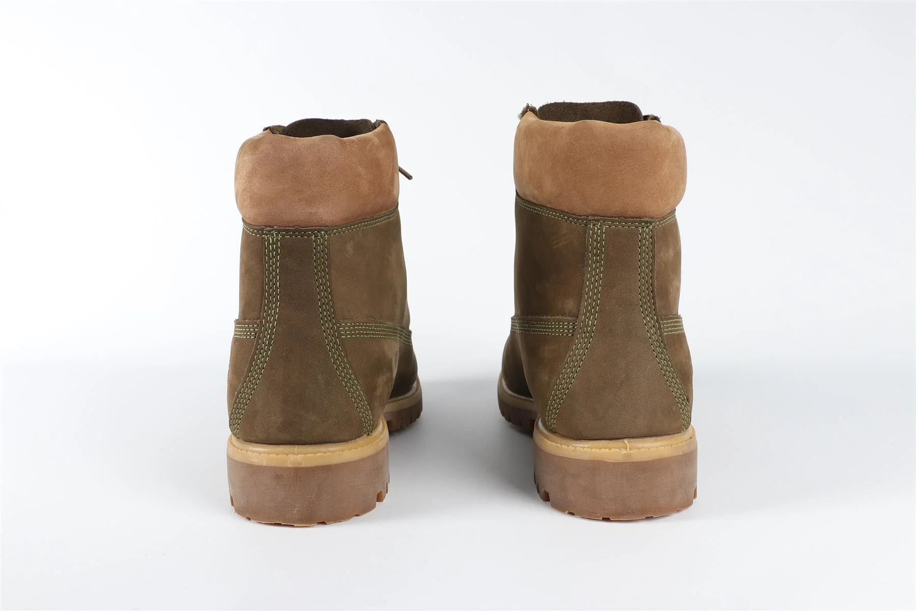 TIMBERLAND GREEN MEN'S SUEDE BOOTS EU 42.5 UK 8.5 US 9.5 - Image 5
