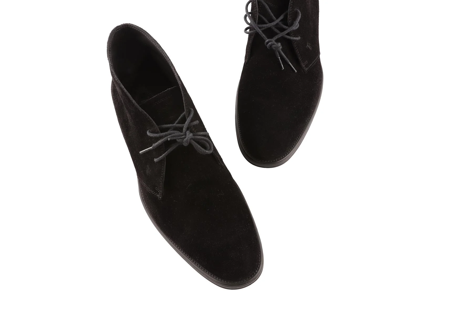 TOD'S BLACK MEN'S SUEDE ANKLE BOOTS EU 42 UK 9 US 12 - Image 4