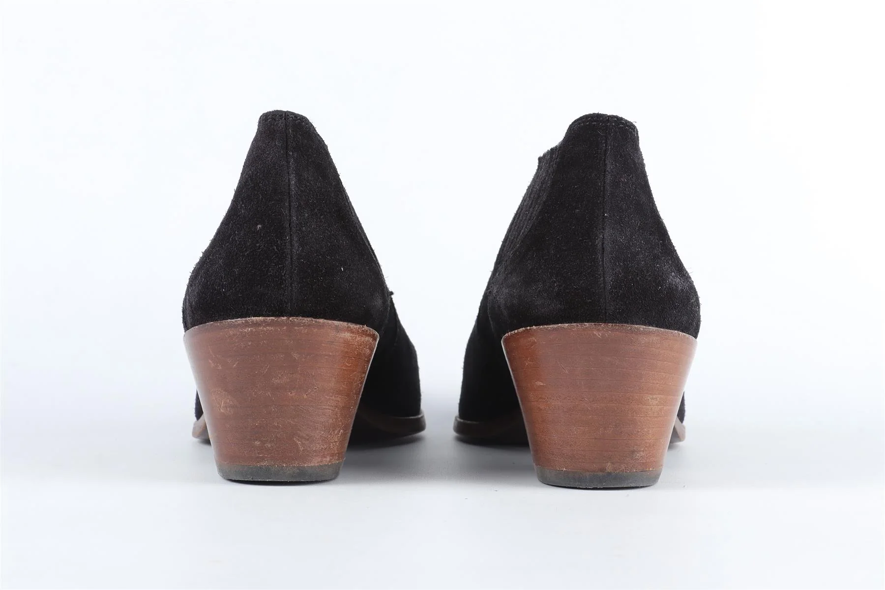 TOD'S BLACK SUEDE ANKLE BOOTS EU 38 UK 5 US 8 - Image 5